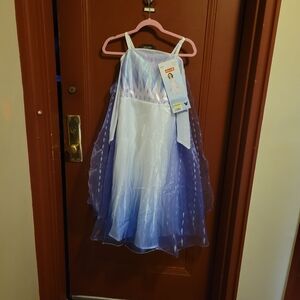 Disney Signature Collection Magical Blue White/Purple Kids Costume Dress SZ 9-10